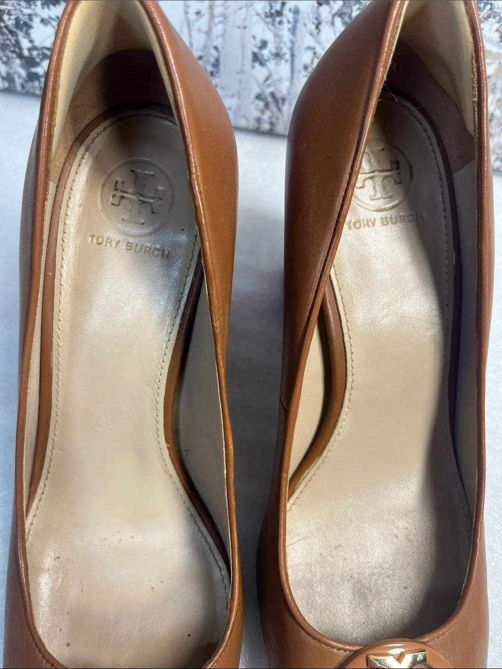Tory Burch Block-Heel Pumps
